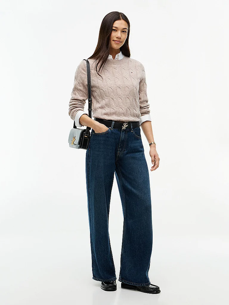 Pull Tommy Hilfiger Pull femme torsadé en laine EU - vue 8